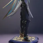 Masked Mad Scientist Figurine, Fully Hand Painted 3D Printed Collectible Statue, Dark Fantasy Anime Villain Sculpture product image 4