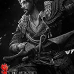 Dark Fantasy Expedition Warrior Figurine, Hand Painted Resin Collectible Statue RPG Inspired Sculpture product image 7