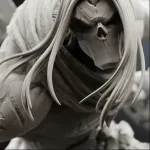 Death Darksiders II | Maximum Detailed 16K 3D printed figure product image 6