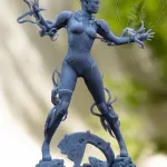 The Red Lightning – 16K Resin 3D Printed Statue Collectible Hand-Painted product image 5