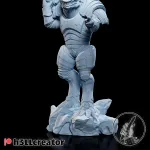 The Red Armour Soldier – 16K Resin 3D Printed Statue Collectible Hand-Painted product image 5