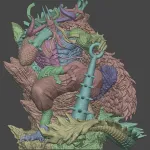 The Dragon Emperor Maximum Detailed 16K 3D printed figure product image 4