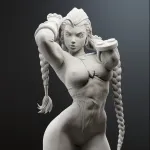 Cammy Street Fighter | Maximum Detailed 16K 3D printed figure product image 2