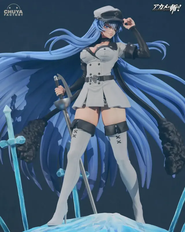 Esdeath Akame Ga Kill Painted / Unpainted Resin Figurine - alternate view