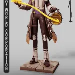 Lantern Squad Leader Figurine, Fully Hand Painted 3D Printed Collectible Statue, Fantasy Anime Warrior Sculpture product image 2