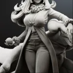 Cynthia Pokemon | Maximum Detailed 16K 3D printed figure product image 2