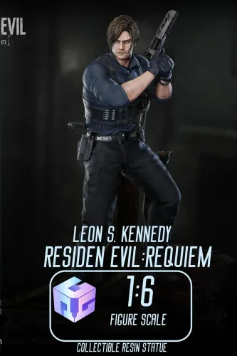 Leon Kennedy Resident Evil |Maximum Detailed 16K 3D printed figure