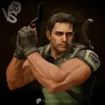 Chris Figure | Maximum Detailed 16K 3D hand painted printed figure product image 2
