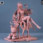 Paper Plane Lady/ Maximum Detailed Hand-Painted Figure product image 7