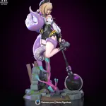 Octopus Horror Girl Figurine, Maximum Detailed 16K 3D Printed Collectible Statue, Dark Anime Game Inspired Figure product image 2