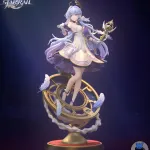 Fox Ear Mystic Lady Figurine, Maximum Detailed Hand Painted Anime Game Inspired 3D Printed Collectible Statue product image 11