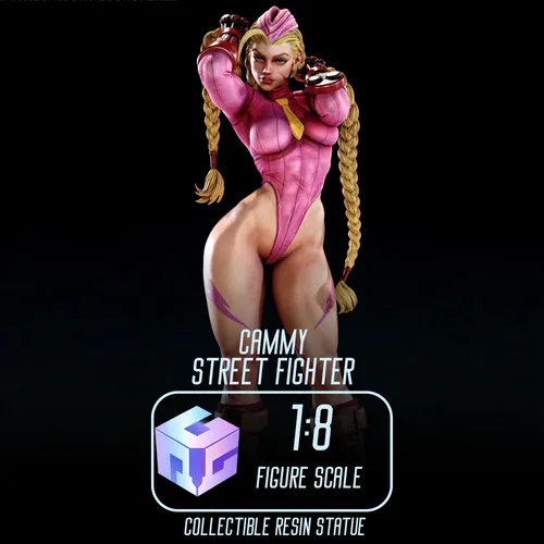 Cammy Street Fighter | Maximum Detailed 16K 3D printed figure