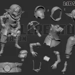 The Small Fighter | Maximum Detailed 16K 3D printed figure product image 11