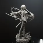 Akame Akame ga Kill | Maximum Detailed 16K 3D printed figure product image 14