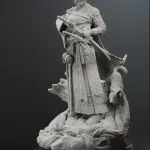 Female Ronin Warrior Figurine, Maximum Detailed 16K 3D Printed Collectible Statue, Japanese Samurai Game Inspired Figure product image 11