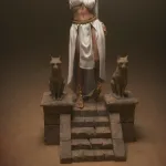 Queen of the Nile  - Highly Detailed Hand-Painted Statue - Collectible Sculpture product image