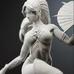 Kitana Mortal Kombat | Maximum Detailed 16K 3D printed figure product image 10