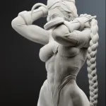 Cammy Street Fighter | Maximum Detailed 16K 3D printed figure product image 13