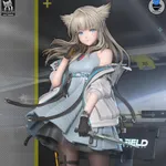 White Cat Ear Sci Fi Operator Figurine, Hand Painted Anime Game Inspired 3D Printed Collectible Statue, Futuristic Mage Figure product image