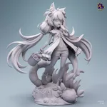 Anime Fish Girl Figure- Highly Detailed Hand-Painted Statue - Collectible Sculpture product image 11