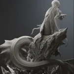 Song of the Tide - Highly Detailed Hand-Painted Statue - Collectible Sculpture product image 7