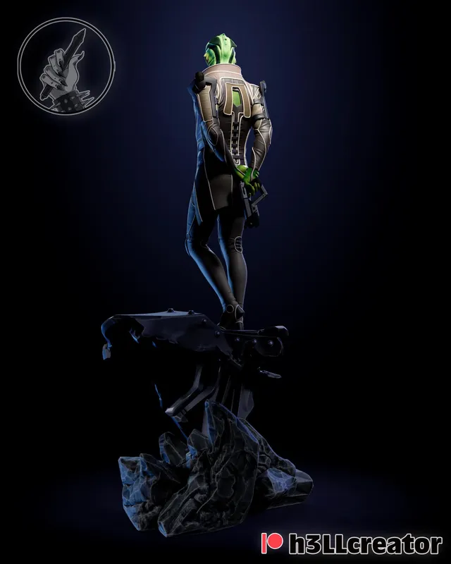 The Tene  – 16K Resin 3D Printed Statue Collectible Hand-Painted Shelf Decor Figure - alternate view
