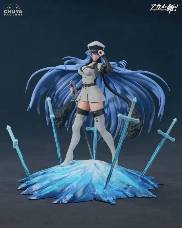 Esdeath Akame Ga Kill Painted / Unpainted Resin Figurine