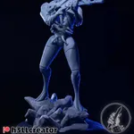 The Robot Fighter – 16K Resin 3D Printed  Statue Collectible Hand-Painted product image 3
