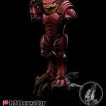 The Red Armour Soldier – 16K Resin 3D Printed Statue Collectible Hand-Painted product image