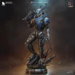 Alien Space Sniper Figurine, Highly Detailed Hand Painted 3D Printed Collectible Statue, Sci Fi Warrior Sculpture product image 3