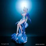 Celestial Oracle Strategist Figurine, Fully Hand Painted 3D Printed Collectible Statue, Fantasy Anime Seer Sculpture product image 3