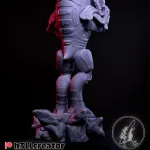 The Red Armour Soldier – 16K Resin 3D Printed Statue Collectible Hand-Painted product image 4