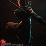 The Stick Fighter | Maximum Detailed Hand-Painted 3D printed figure product image 6