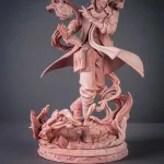 Red Haired Fire Wizard Figurine, Hand Painted Resin 3D Printed Collectible Statue product image 14