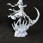 Purple Butterfly Dragon Lady Figurine, Maximum Detailed Hand Painted Anime Game Inspired 3D Printed Collectible Statue product image 15