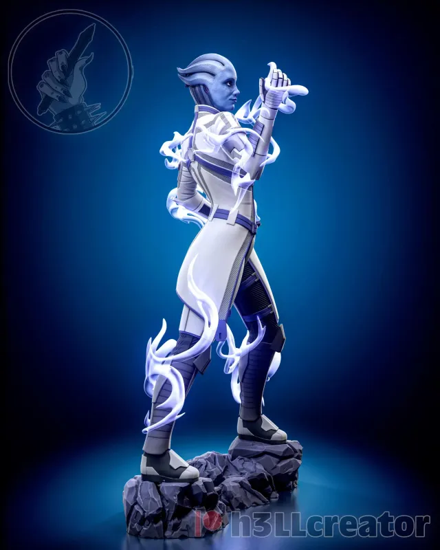 Lightning Lady – 16K Resin 3D Printed Statue Collectible Hand-Painted - alternate view