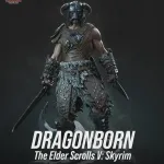 Horned Dragon Slayer Warrior Figurine, Fully Hand Painted 3D Printed Collectible Statue, Nordic Fantasy Sculpture product image