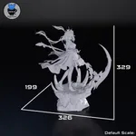 Purple Butterfly Dragon Lady Figurine, Maximum Detailed Hand Painted Anime Game Inspired 3D Printed Collectible Statue product image 11