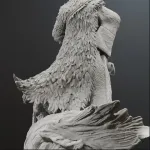 Female Ronin Warrior Figurine, Maximum Detailed 16K 3D Printed Collectible Statue, Japanese Samurai Game Inspired Figure product image 7