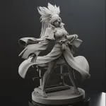 One-Eyed Samurai  - Highly Detailed Hand-Painted Statue - Collectible Sculpture product image 12