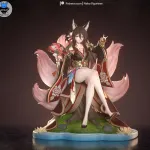 Pink Angelic Pop Singer Figurine, Maximum Detailed Hand Painted Anime Game Inspired 3D Printed Collectible Statue product image 11
