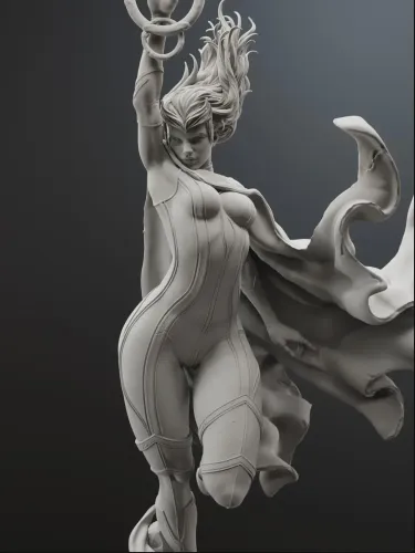 The Reality Weaver Maximum Detailed 16K 3D printed figure - alternate view