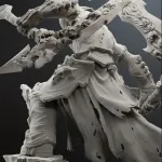 Death Darksiders II | Maximum Detailed 16K 3D printed figure product image 9