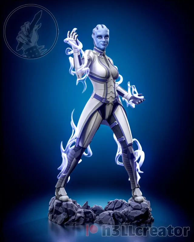 Lightning Lady – 16K Resin 3D Printed Statue Collectible Hand-Painted