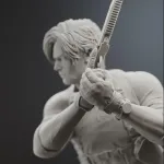 Leon Kennedy Resident Evil |Maximum Detailed 16K 3D printed figure product image 3