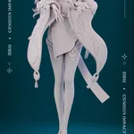 White Horse Adeptus Figurine, Fully Hand Painted 16K 3D Printed Collectible Statue, Celestial Geo Fantasy Sculpture product image 5
