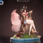 Pink Angelic Pop Singer Figurine, Maximum Detailed Hand Painted Anime Game Inspired 3D Printed Collectible Statue product image 13