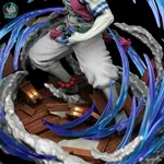Demon Hunter Swordsman vs Martial Arts Demon Diorama, Highly Detailed 3D Printed Resin Collectible Statue, Anime Battle Figure product image 3
