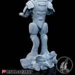 The Red Armour Soldier – 16K Resin 3D Printed Statue Collectible Hand-Painted product image 6