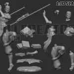 The Stick Fighter | Maximum Detailed Hand-Painted 3D printed figure product image 13